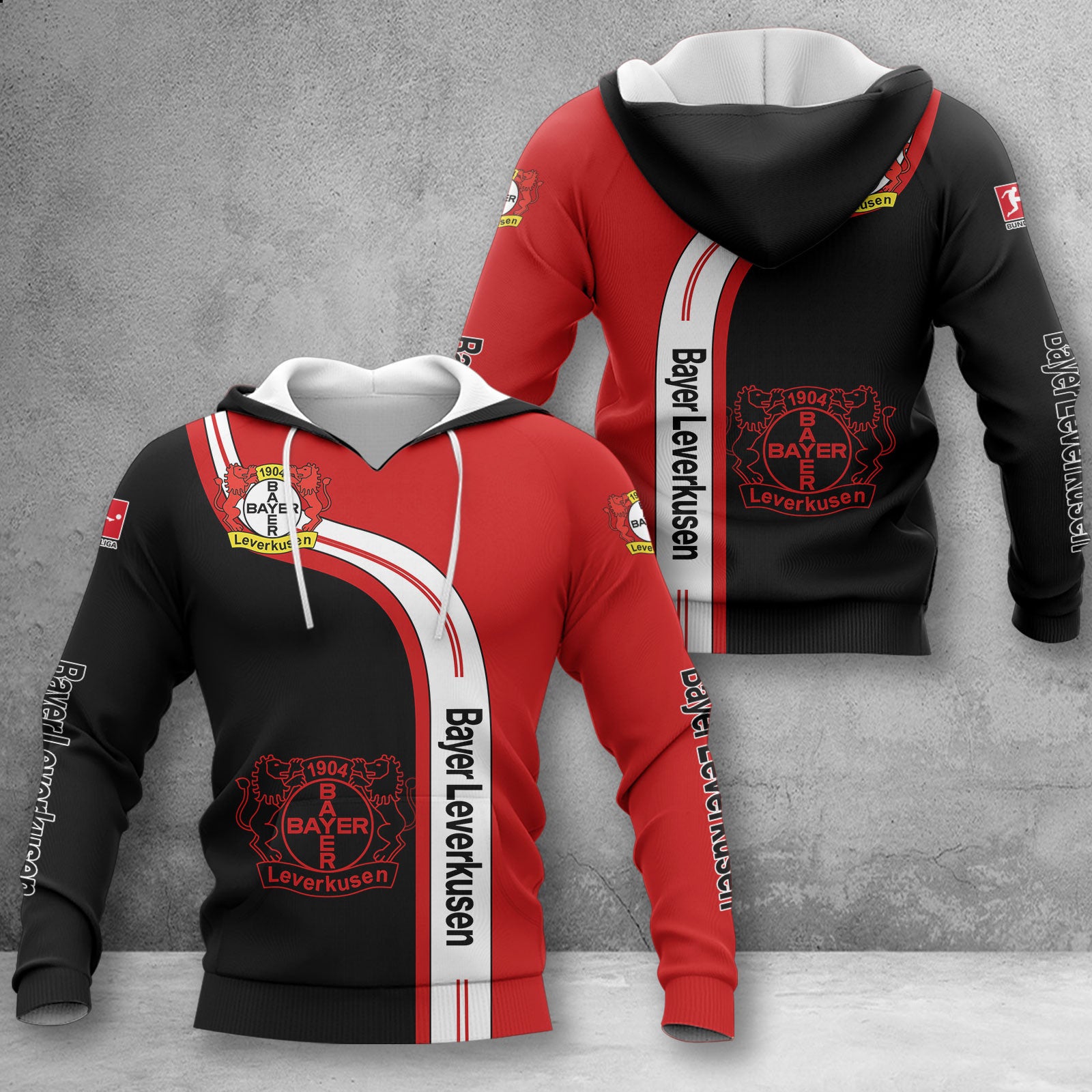 Bayer 04 Leverkusen Hoodie Herren | B04 Kapuzenpullover WINA2799