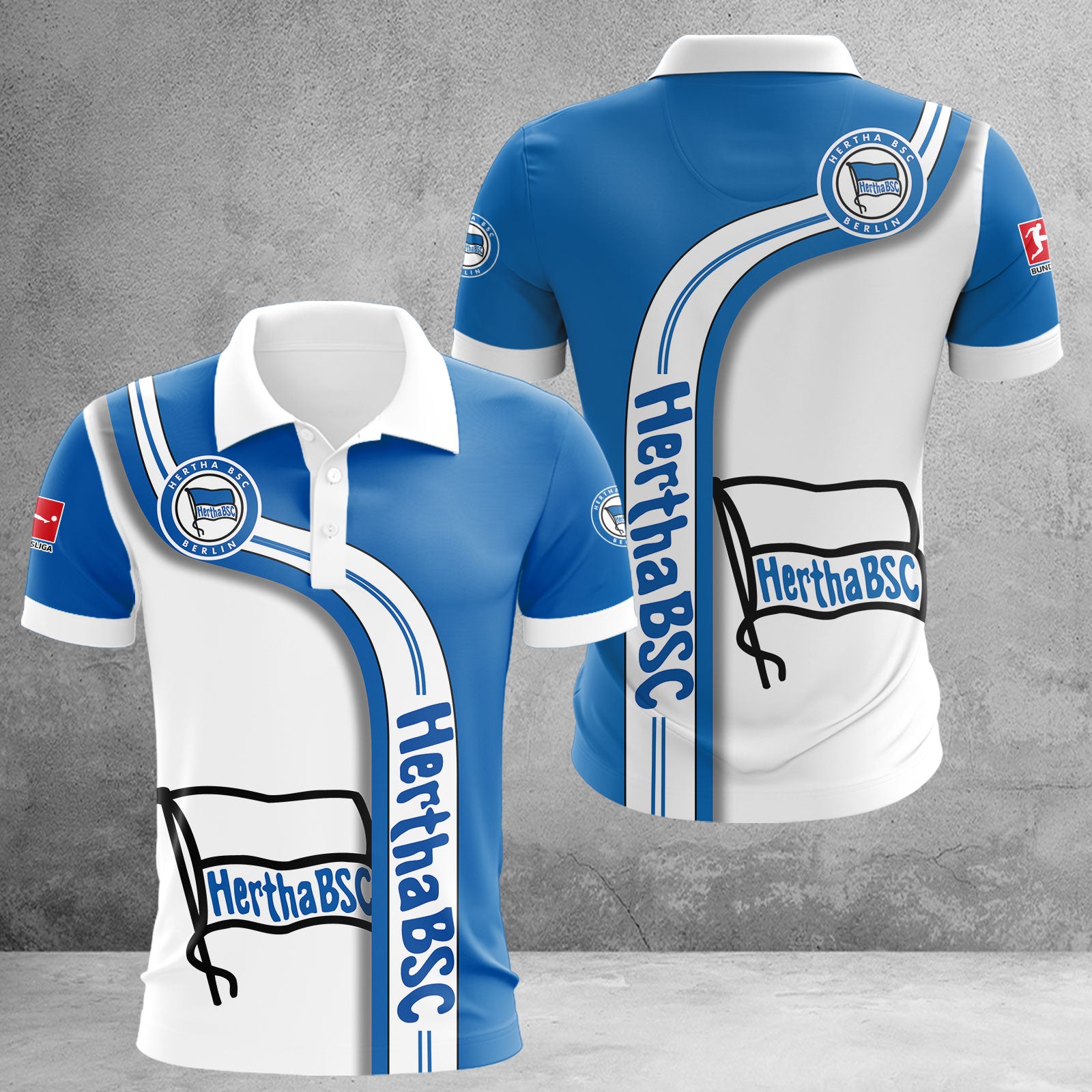 Hertha BSC Poloshirt | Hertha Polohemd WINA2805