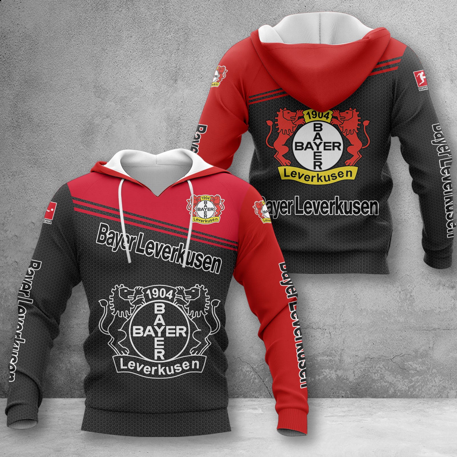 Bayer 04 Leverkusen Hoodie Herren | B04 Kapuzenpullover WINA2911