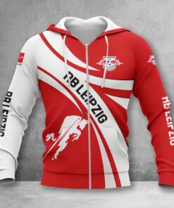 RB Leipzig Hoodie Zip Herren | RBL Kapuzenjacke mit Reißverschluss WINA2453