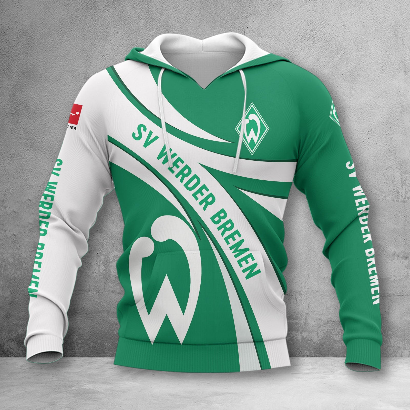 Werder Bremen Hoodie Herren | SVW Kapuzenpullover WINA2461