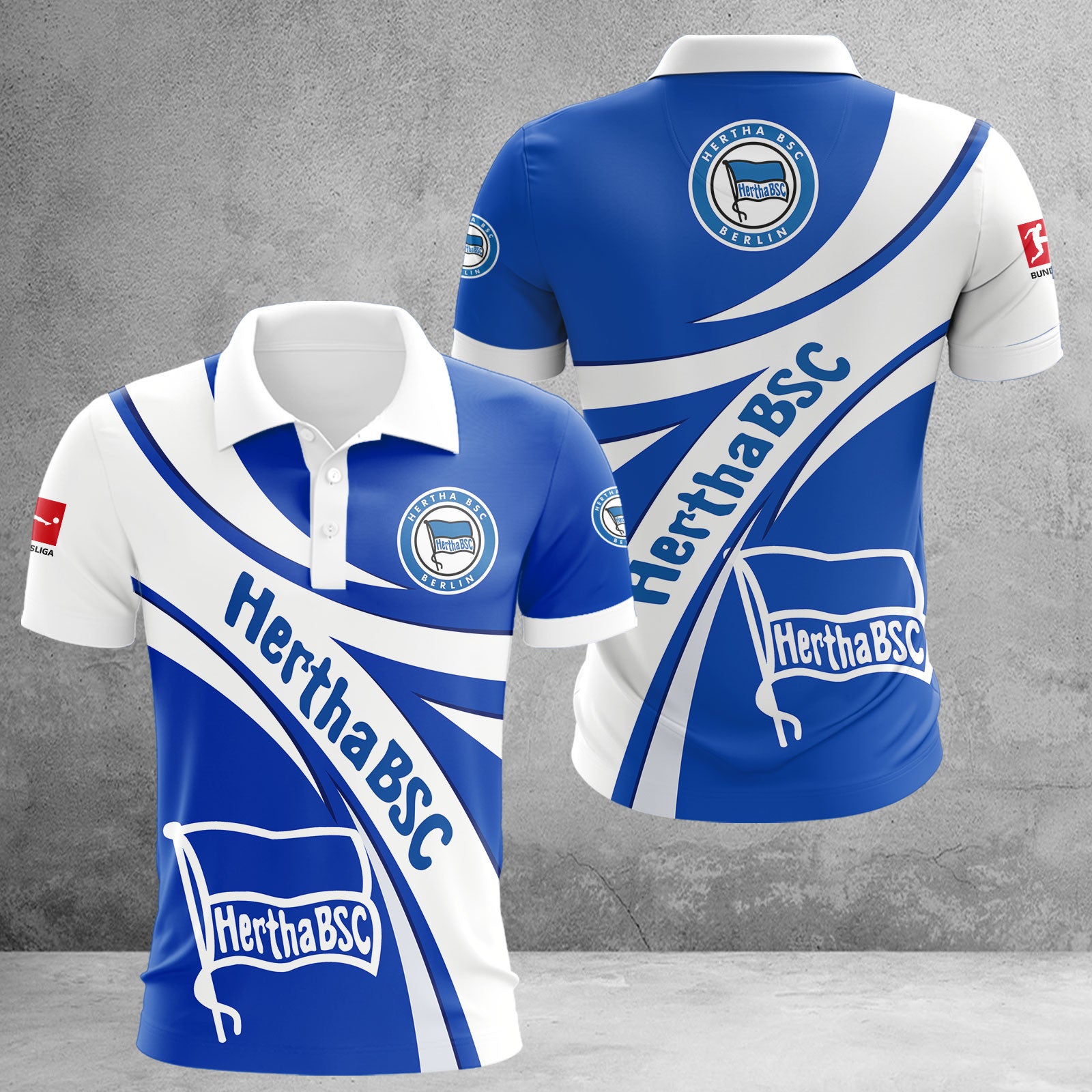 Hertha BSC Poloshirt | Hertha Polohemd WINA2452