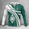 Borussia Mönchengladbach Hoodie Zip Herren | BMG Kapuzenjacke mit Reißverschluss WINA2448