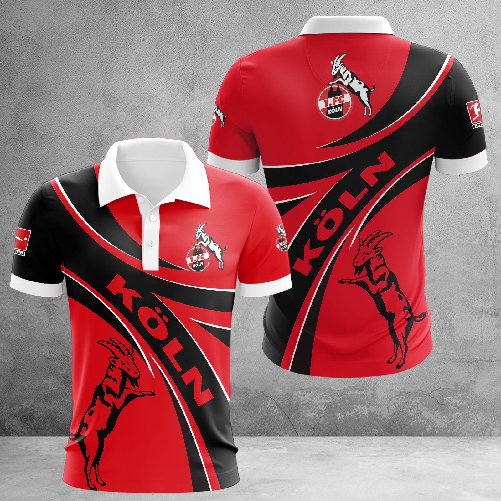 1. FC Köln Poloshirt | Effzeh Polohemd WINA2444