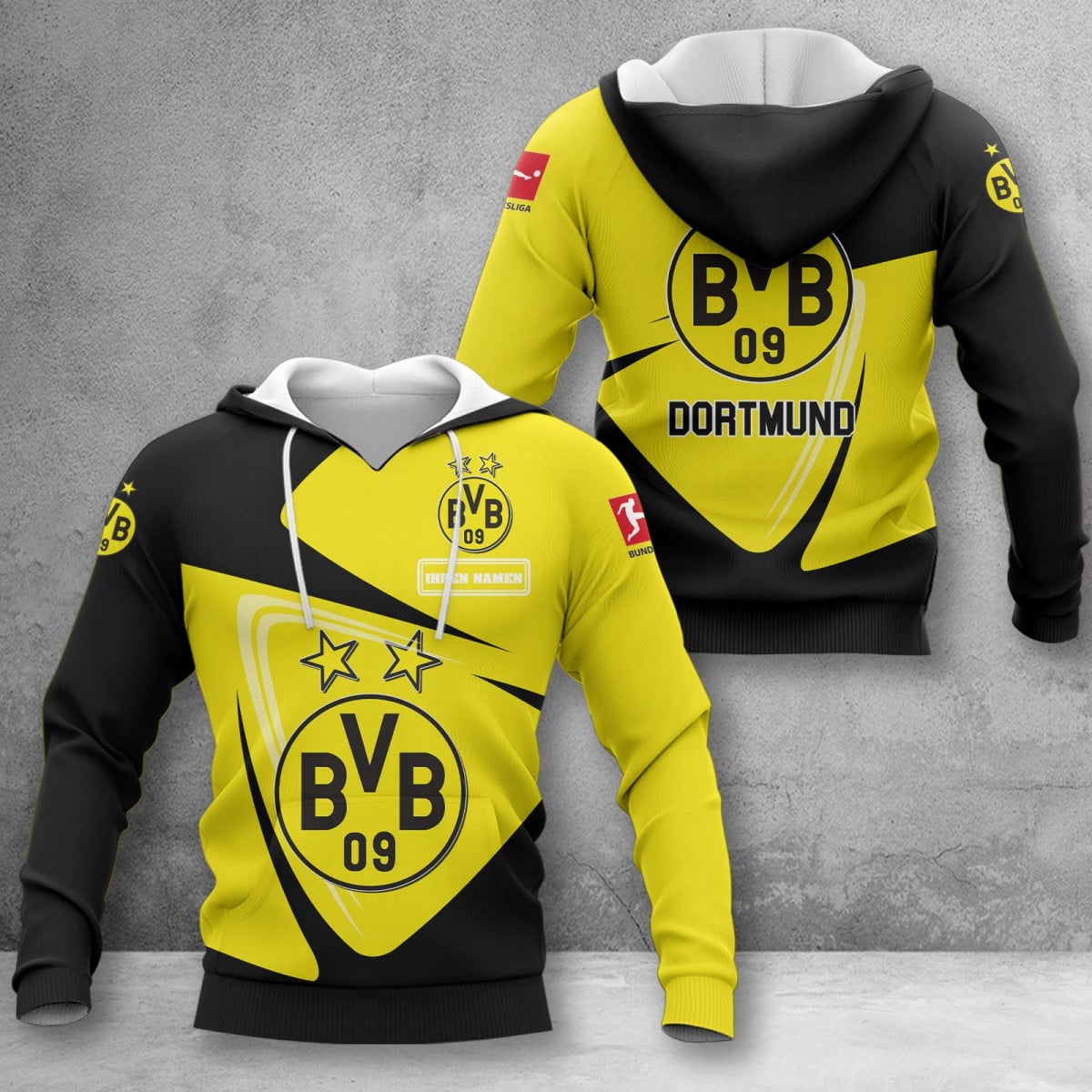 Borussia Dortmund Hoodie Herren | BVB Kapuzenpullover WINA17707