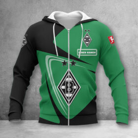 Borussia Mönchengladbach Hoodie Zip Herren | BMG Kapuzenjacke mit Reißverschluss WINA17708