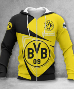 Borussia Dortmund II Hoodie Zip Herren | BVB II Kapuzenjacke mit Reißverschluss WINA17742