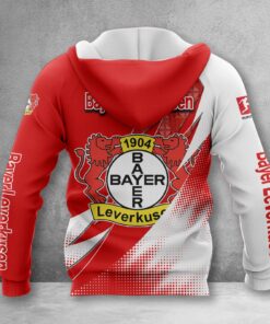 Alternative view of Bayer 04 Leverkusen Hoodie Zip Herren | B04 Kapuzenjacke mit Reißverschluss WINA23156
