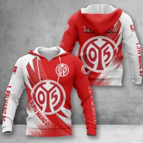 1. FSV Mainz 05 Hoodie Herren | Mainz 05 Kapuzenpullover WINA23155