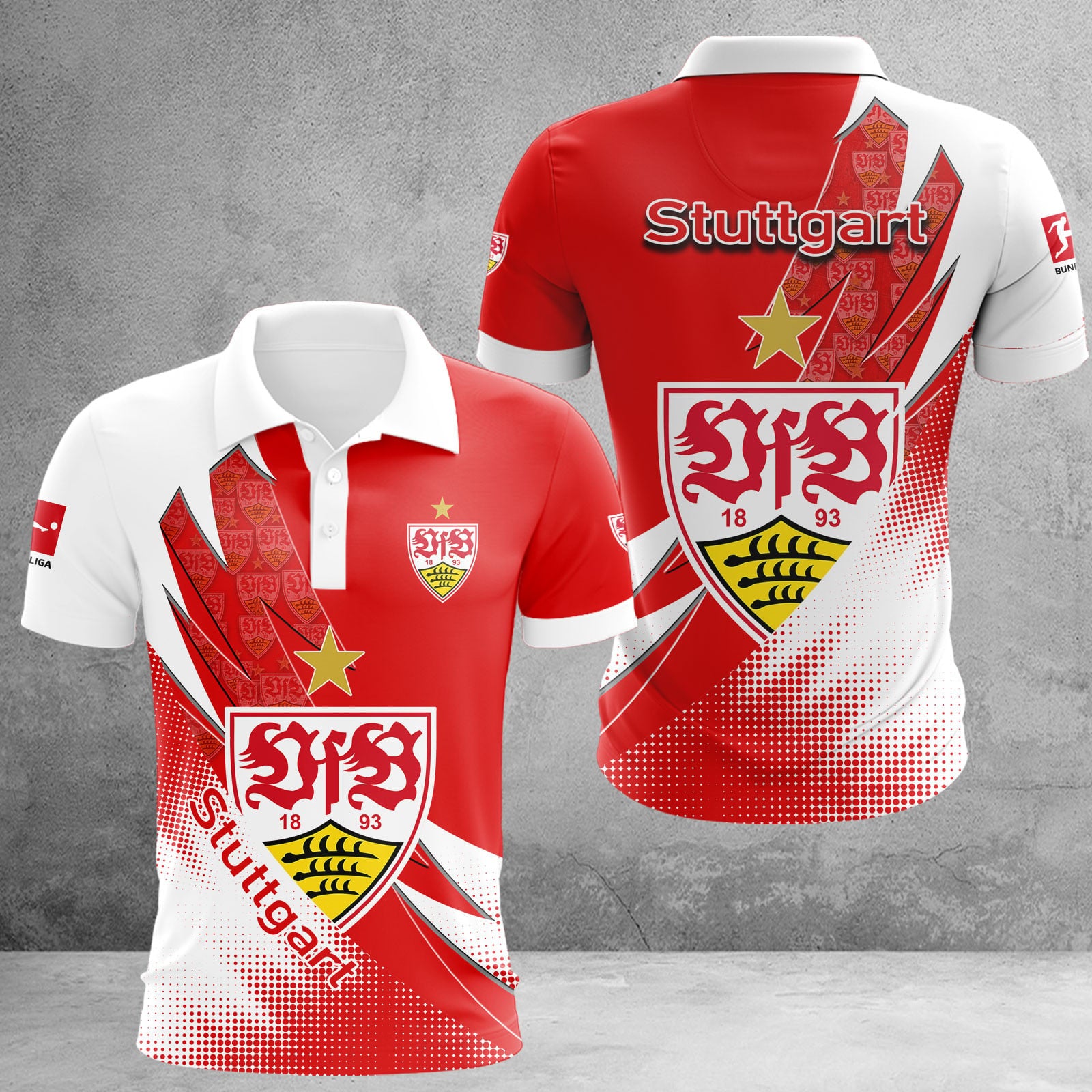 VfB Stuttgart Poloshirt | VfB Polohemd WINA23167