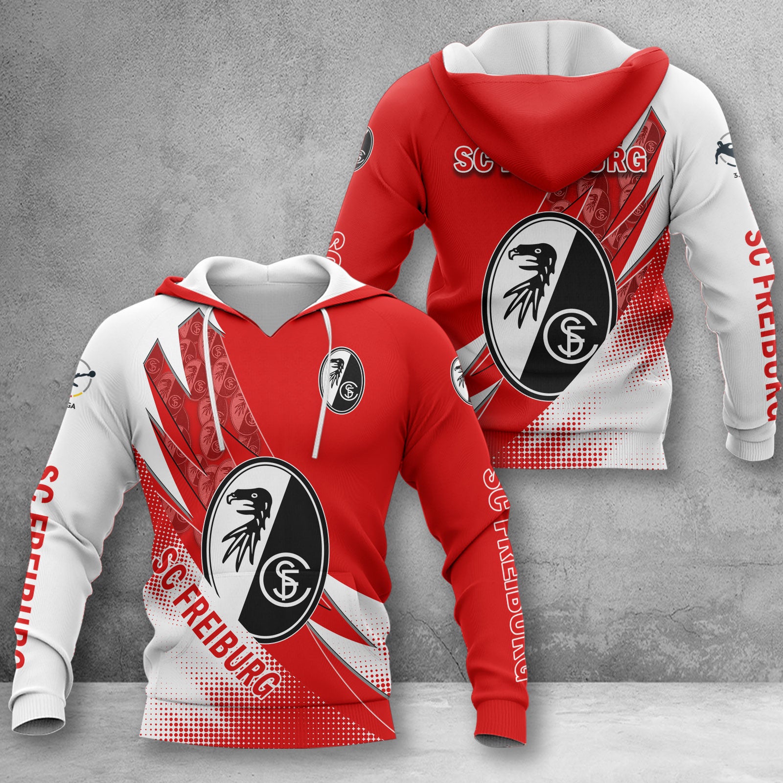 SC Freiburg II Hoodie Herren | SCF II Kapuzenpullover WINA23201