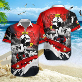 Hawaiihemd Bayer 04 Leverkusen – Herren Sommerhemd Classic