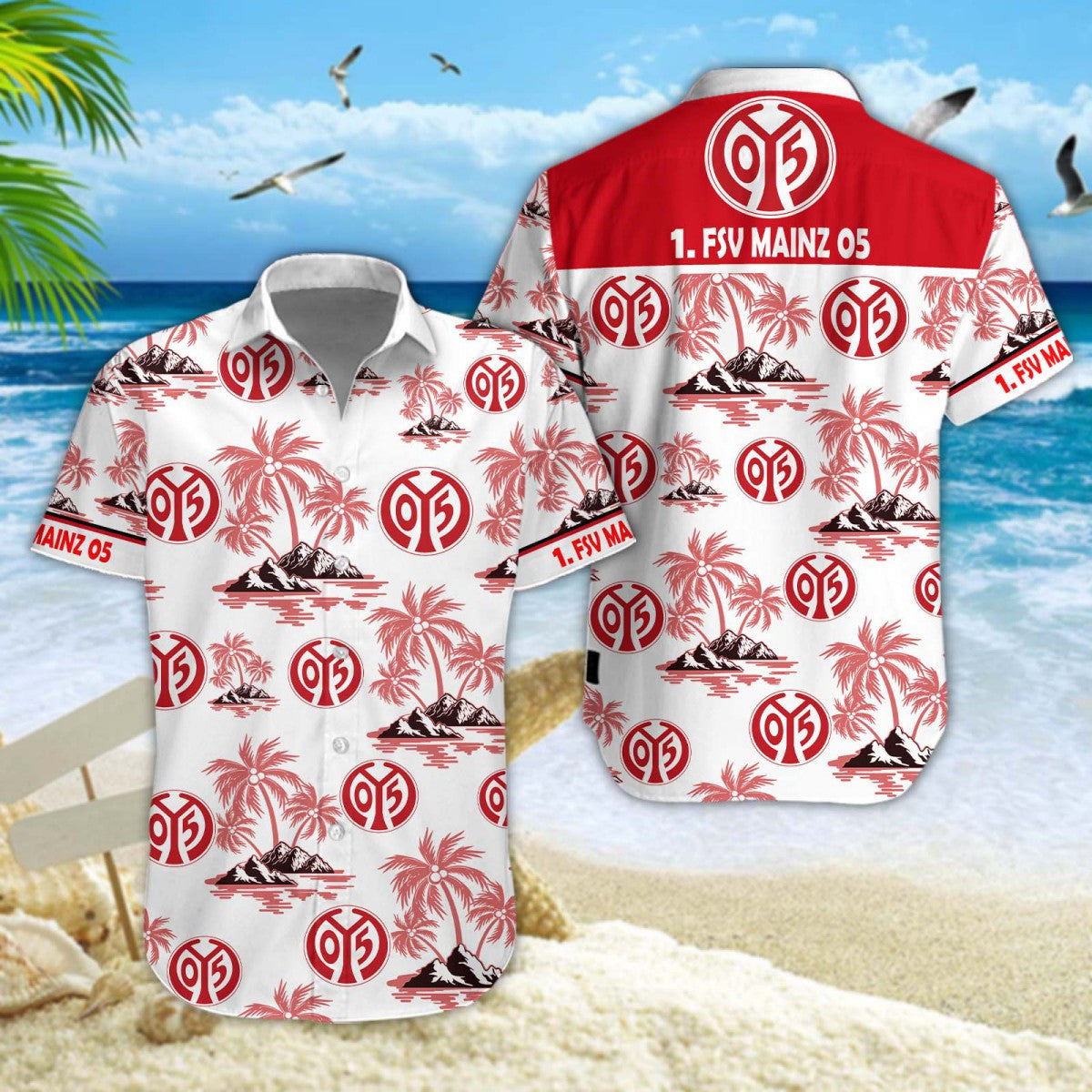 Hawaiihemd 1. FSV Mainz 05 – Herren Sommerhemd Special