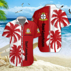 Hawaiihemd Bayer 04 Leverkusen – Herren Sommerhemd Modern