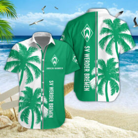 Hawaiihemd Werder Bremen – Herren Sommerhemd Modern