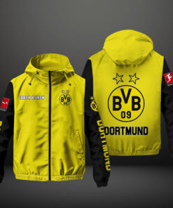 Borussia Dortmund Windbreaker | BVB 09 Windjacke Schwarz-Gelb