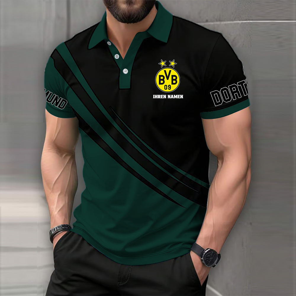 Borussia Dortmund Poloshirt | BVB Polohemd Modern – Bild 3