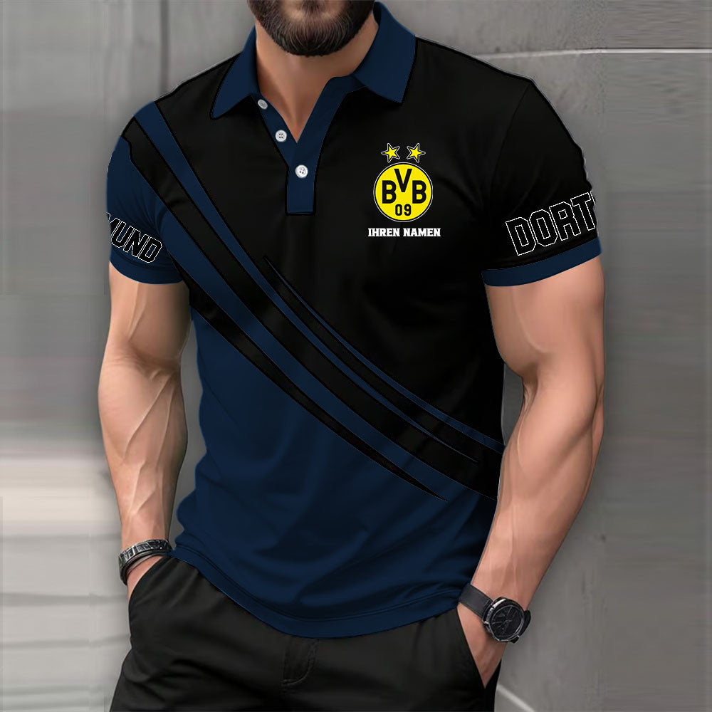 Borussia Dortmund Poloshirt | BVB Polohemd Modern – Bild 8