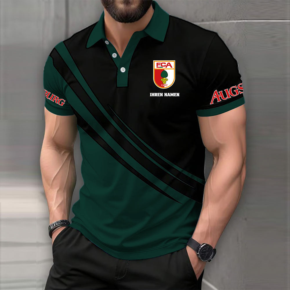 FC Augsburg Poloshirt | FCA Polohemd Modern – Bild 3