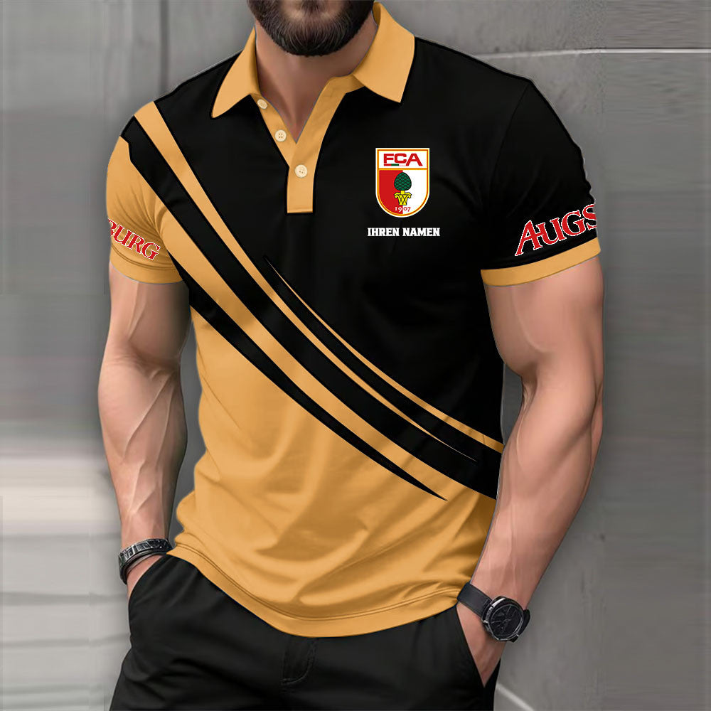 FC Augsburg Poloshirt | FCA Polohemd Modern – Bild 6