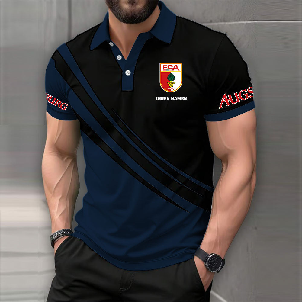 FC Augsburg Poloshirt | FCA Polohemd Modern – Bild 8