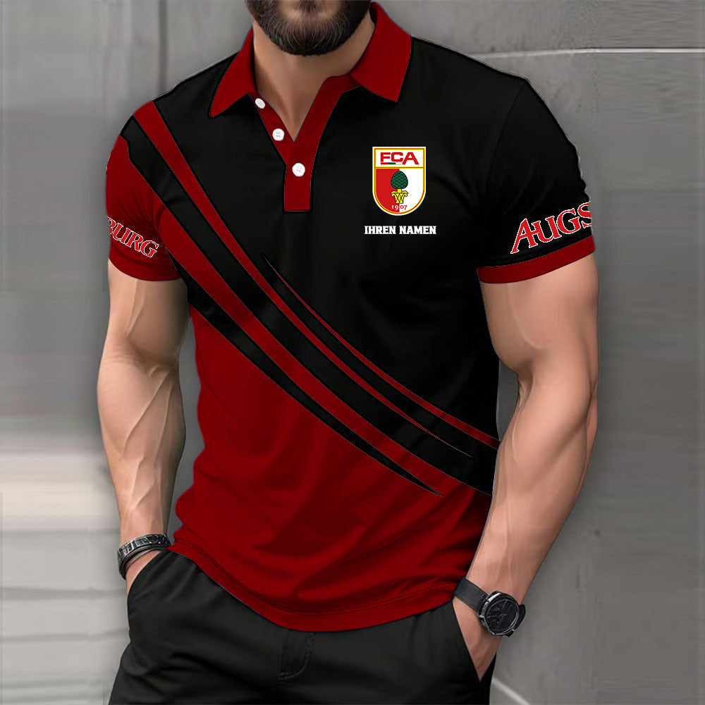 FC Augsburg Poloshirt | FCA Polohemd Modern