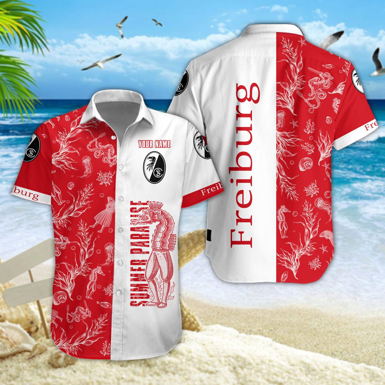 Hawaiihemd SC Freiburg 3