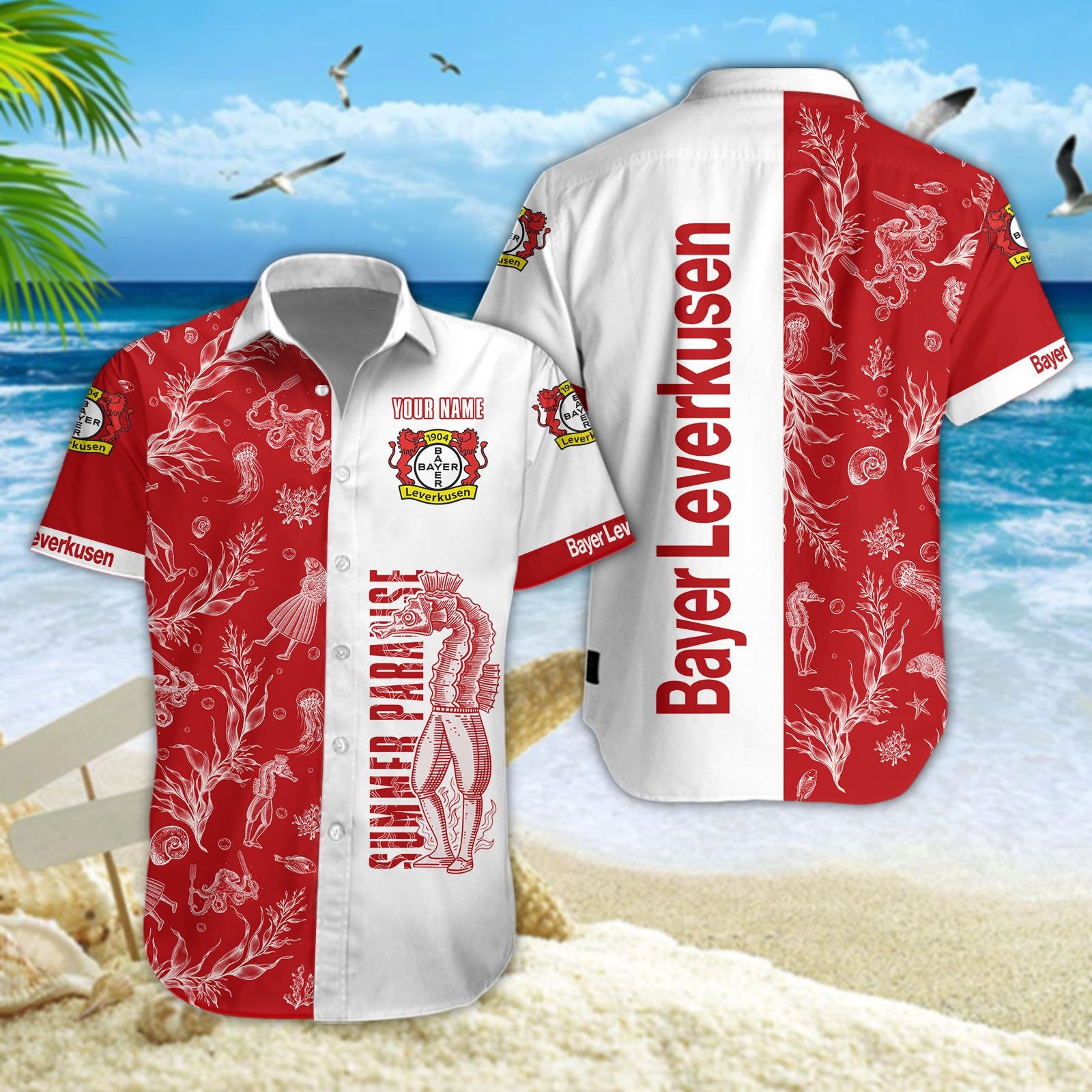 Hawaiihemd Bayer 04 Leverkusen 3