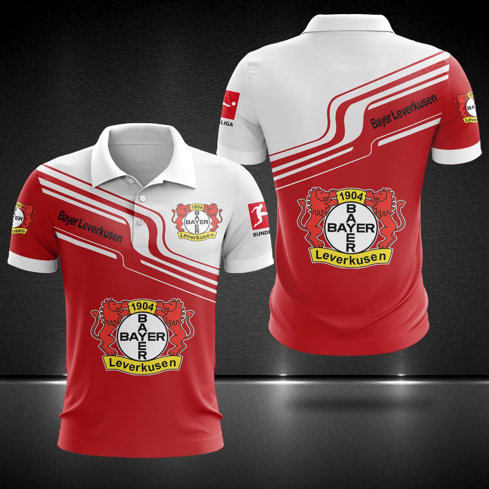 Bayer 04 Leverkusen Poloshirt | B04 Polohemd DDQQA80214