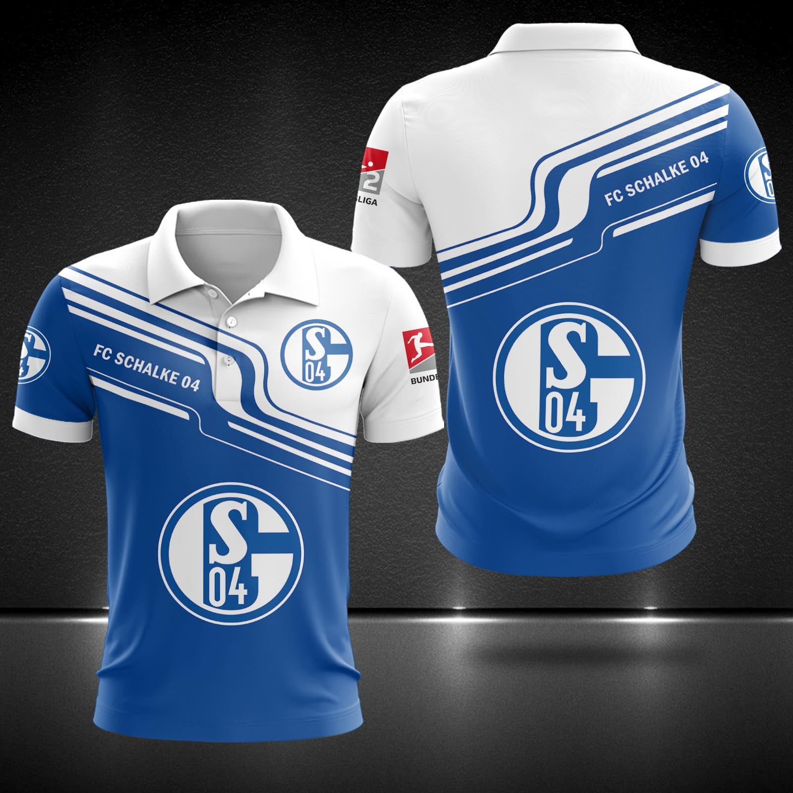 Schalke 04 Poloshirt | S04 Polohemd DDQQA80223