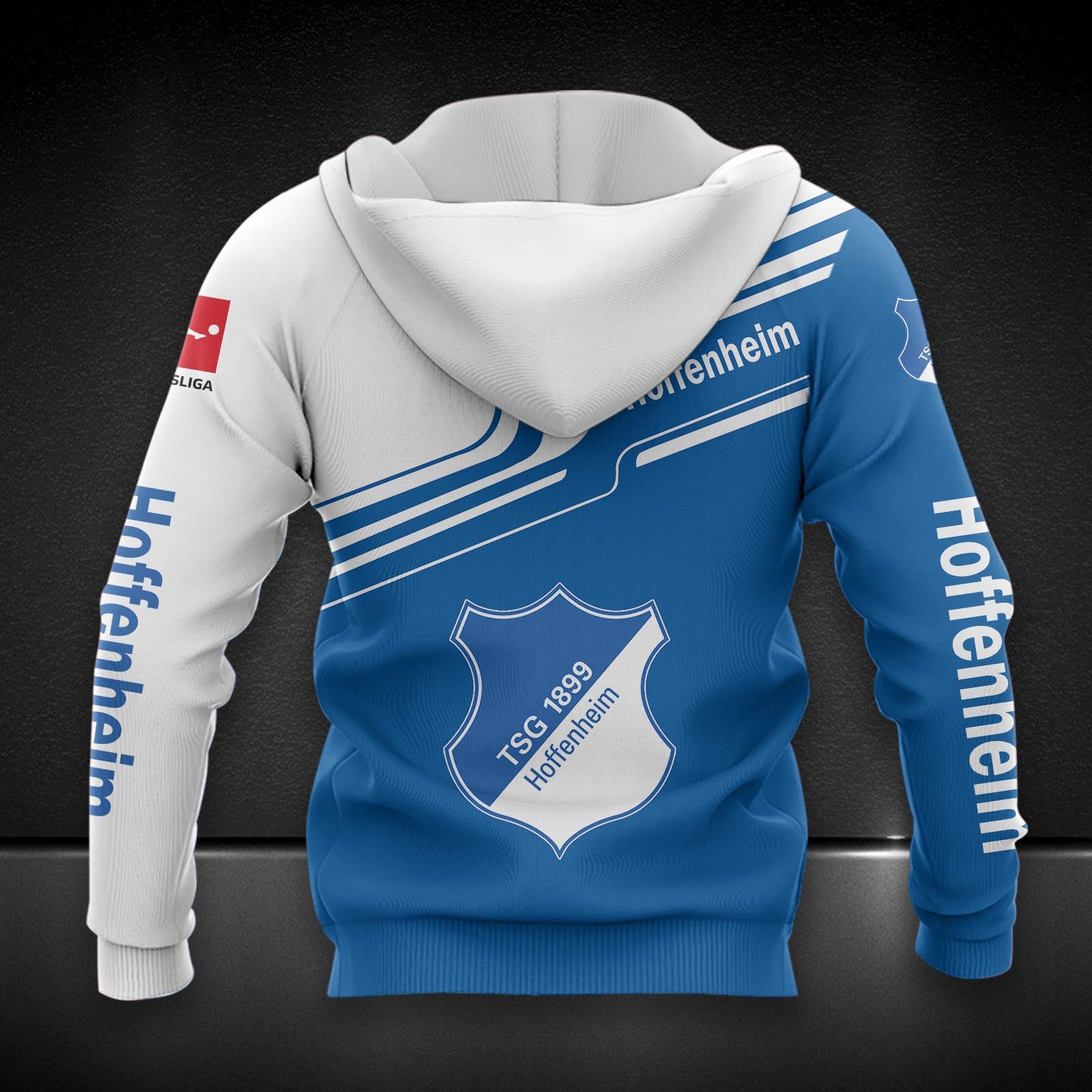 TSG Hoffenheim Hoodie Herren | TSG Kapuzenpullover DDQQA80224 – Bild 2