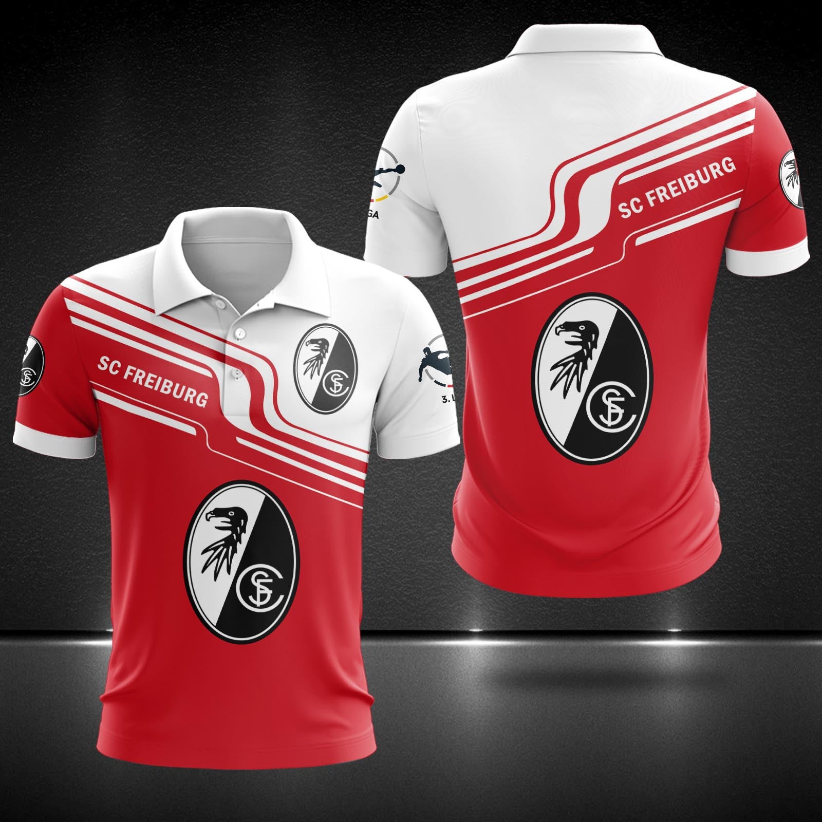 SC Freiburg II Poloshirt | SCF II Polohemd DDQQA80260