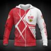 VfB Stuttgart Hoodie Zip Herren | VfB Kapuzenjacke mit Reißverschluss DDQQA90226
