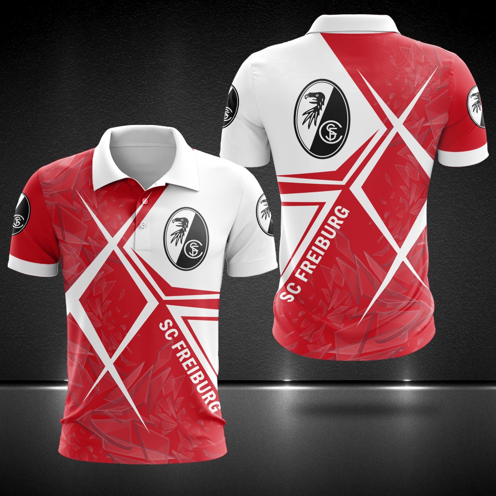 SC Freiburg II Poloshirt | SCF II Polohemd DDQQA90260