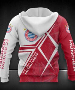 Alternative view of Bayern München Hoodie Zip Herren | FCB Kapuzenjacke mit Reißverschluss DDQQA90219