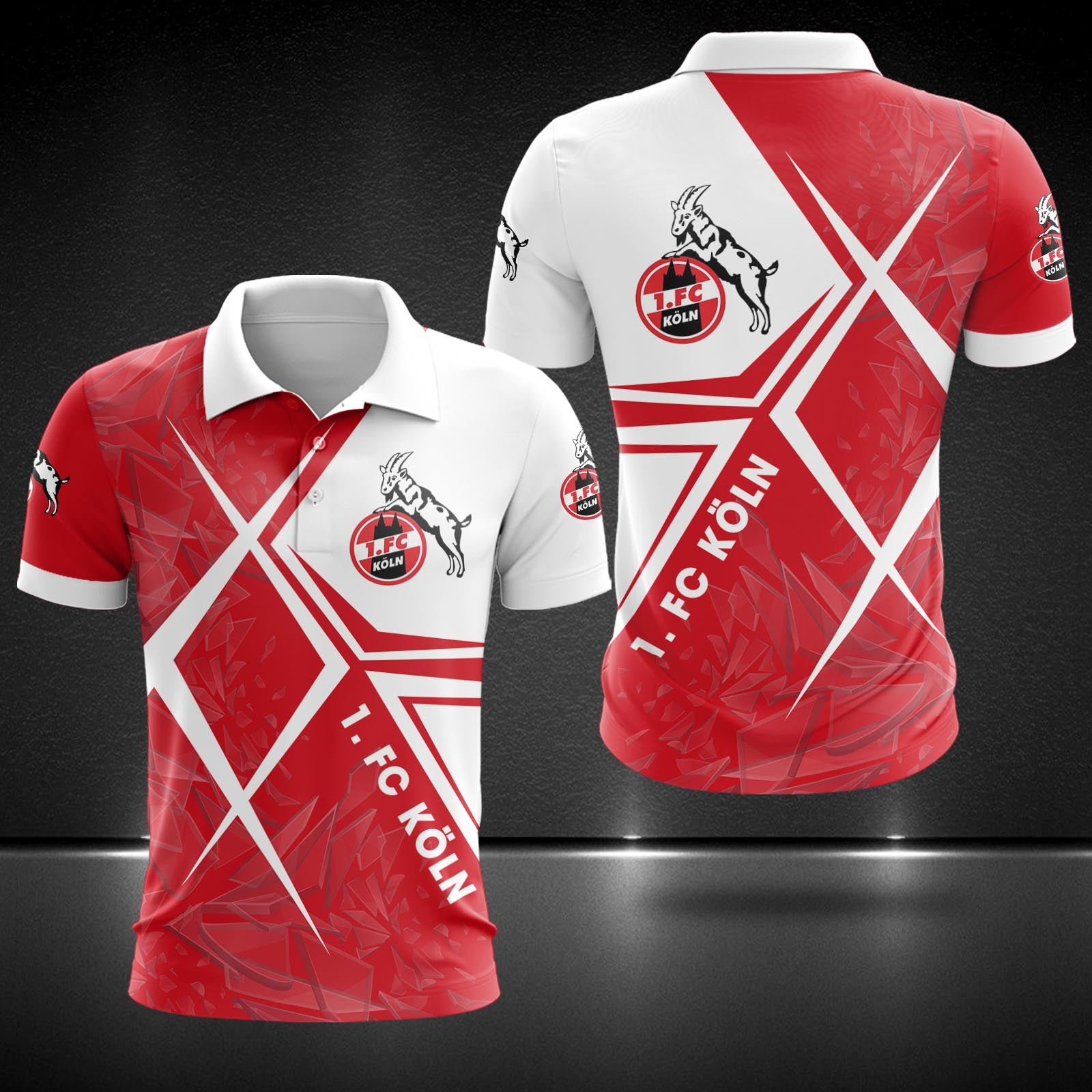 1. FC Köln Poloshirt | Effzeh Polohemd DDQQA90212