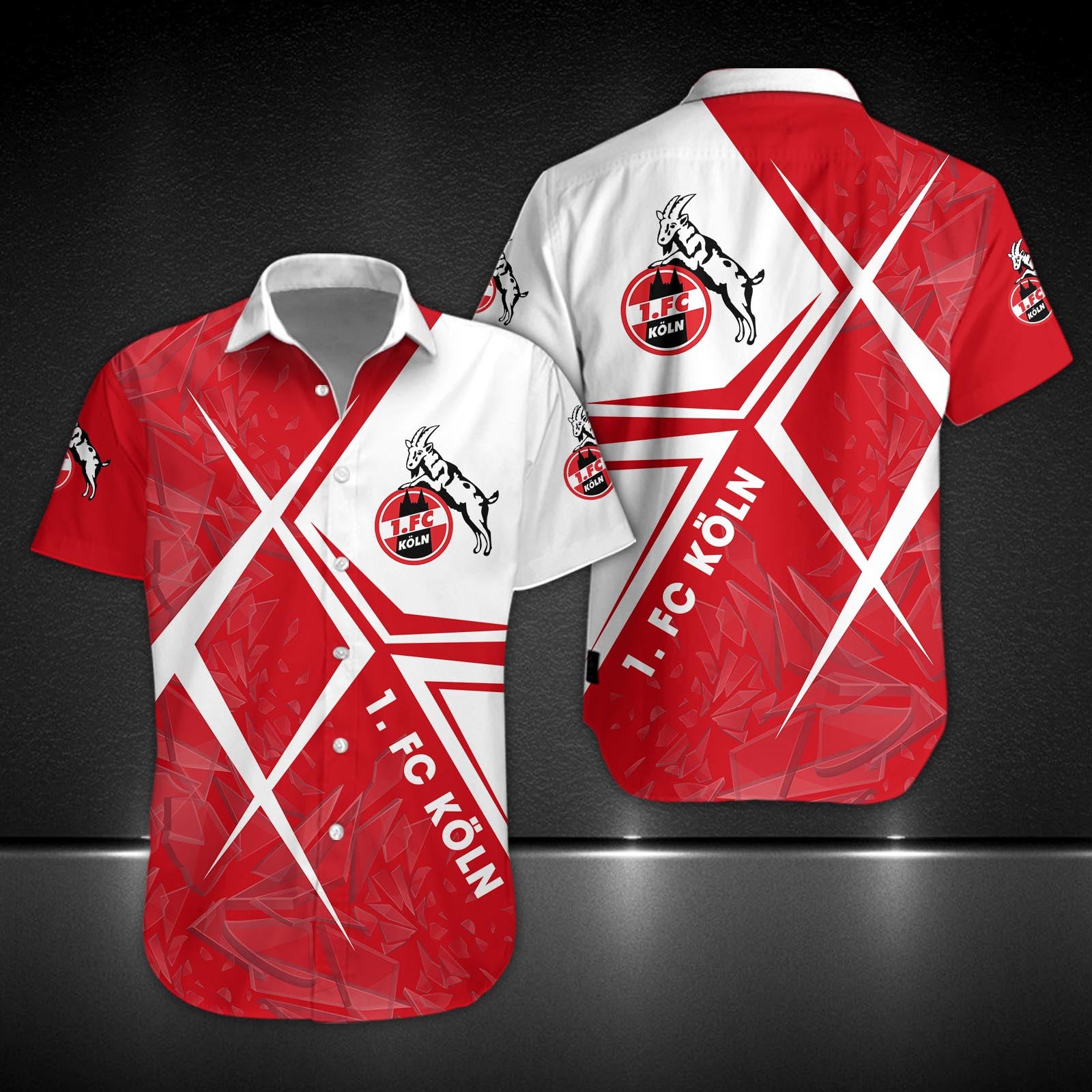 1. FC Köln Hawaii Shirt | Effzeh Hawaiihemd DDQQA90212