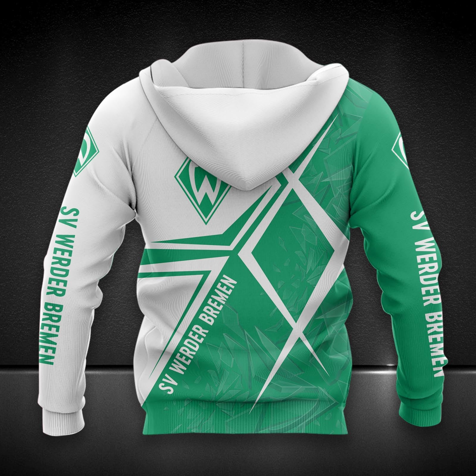 Werder Bremen Hoodie Zip Herren | SVW Kapuzenjacke mit Reißverschluss DDQQA90229 – Bild 2