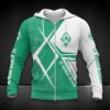 Werder Bremen Hoodie Zip Herren | SVW Kapuzenjacke mit Reißverschluss DDQQA90229