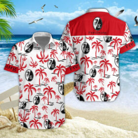 Hawaiihemd SC Freiburg – Herren Sommerhemd Premium