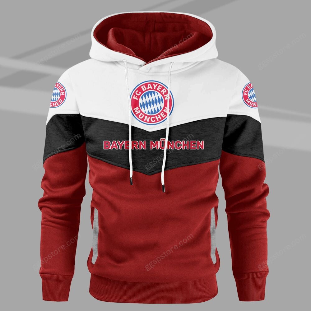 FC Bayern Munchen Hoodie Herren | Kapuzenpullover - 01