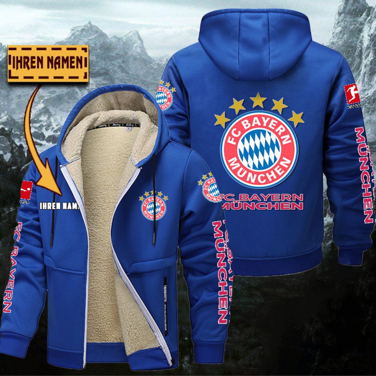 Bayern München Gefütterte Kapuzenjacke – Bild 7