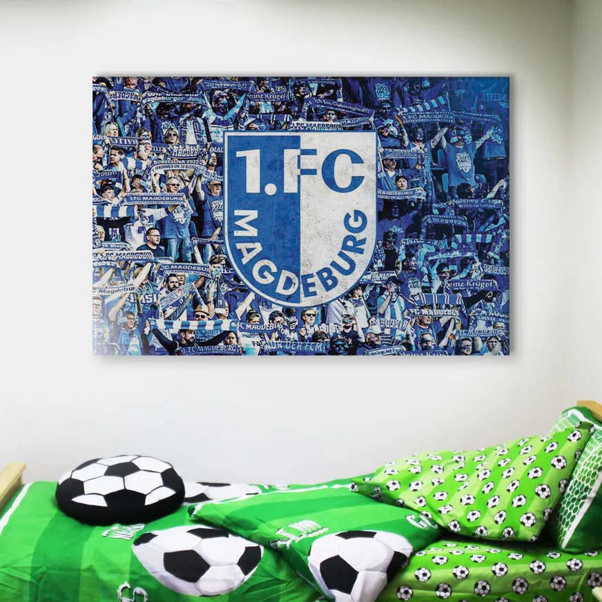 1. FC Magdeburg Sport 04 FCM Leinwandbilder – Bild 4