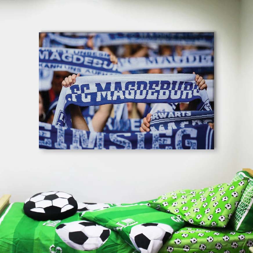 1. FC Magdeburg Sport 09 FCM Leinwandbilder – Bild 4