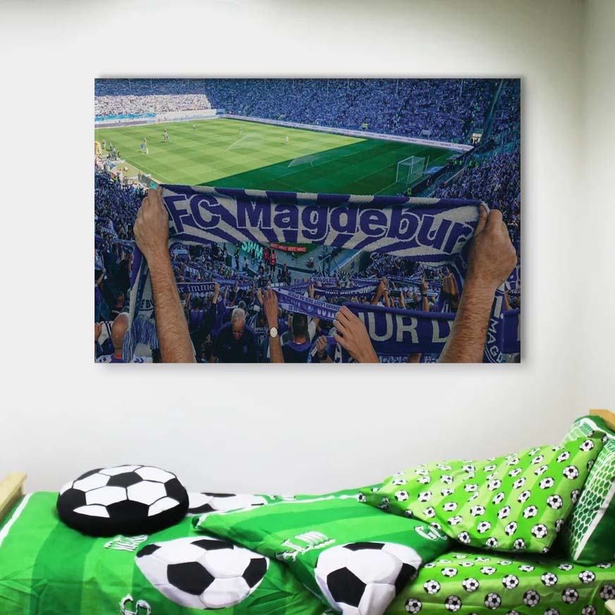 1. FC Magdeburg Sportplatz FCM Leinwandbilder – Bild 4