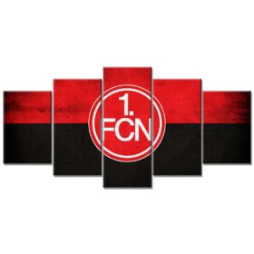 1. FC Nürnberg Schwarz-Rot FCN Leinwandbilder