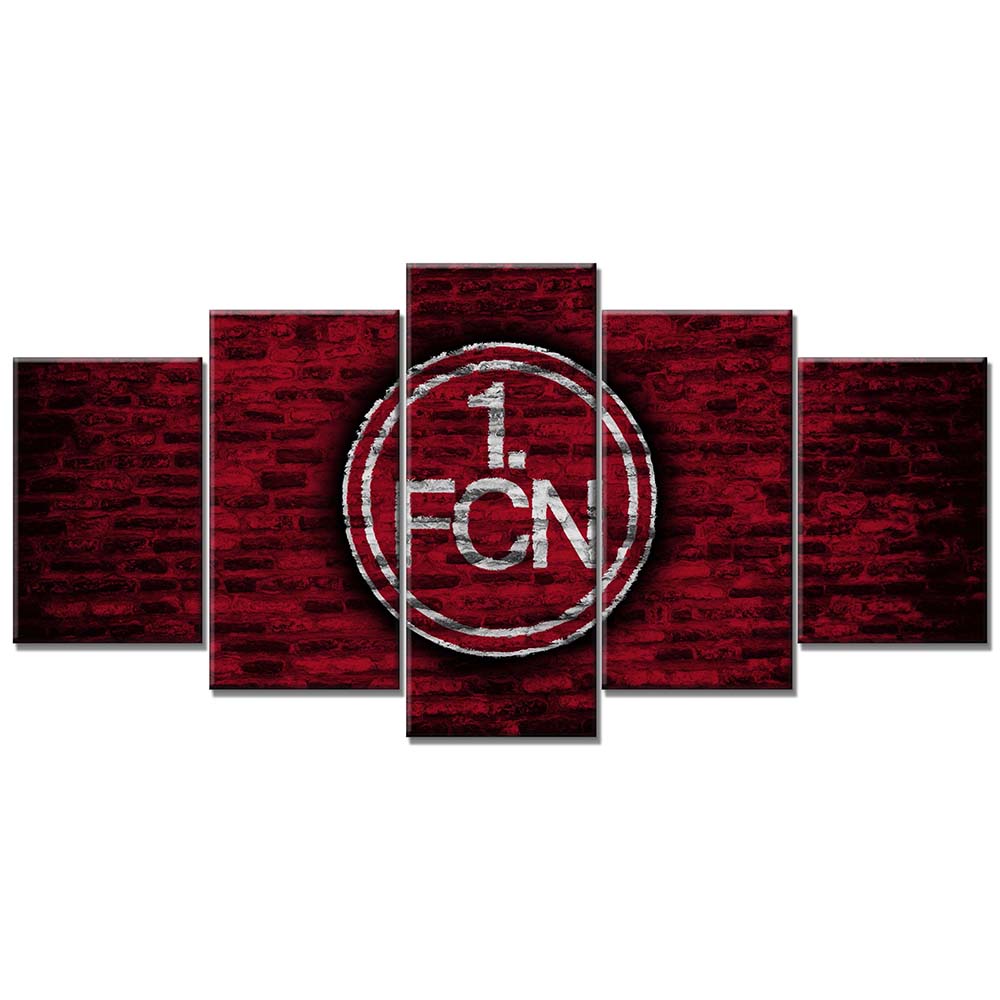 1. FC Nürnberg Dunkelrote Ziegelwand FCN Leinwandbilder