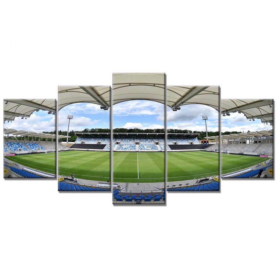 1. FC Saarbrücken Spielfeld Ludwigspark Stadion 3 Leinwandbilder – Bild 6