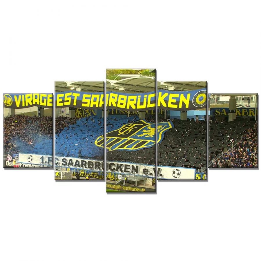 1. FC Saarbrücken Spielfeld Ludwigspark Stadion 4 Leinwandbilder – Bild 6