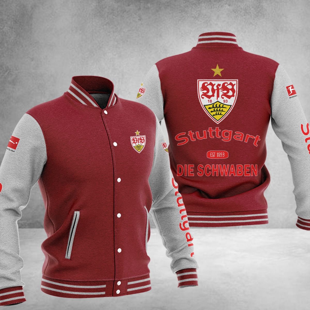 VfB Stuttgart College Jacke 02 – Bild 4